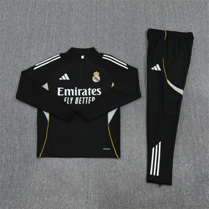 2025/2026 REAL MADRID BLACK TRACKSUIT
