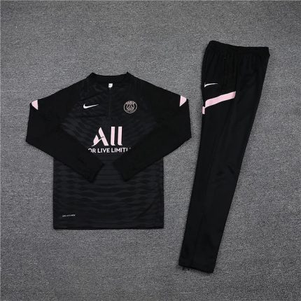 PSG BLACK AND PINK TRACKSUIT