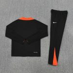 2025/2026 BRAZIL BLACK AND ORANGE TRACKSUIT - Image 2