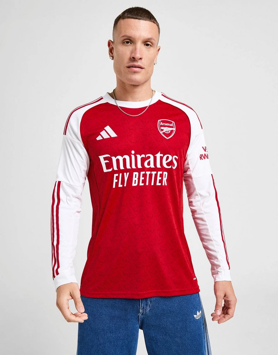 ADIDAS ARSENAL FC 2025/26 LONG SLEEVE HOME SHIRT ADIDAS ARSENAL FC 2025/26 LONG SLEEVE HOME SHIRT