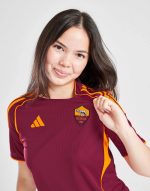 ADIDAS AS ROMA 2025/26 HOME SHIRT JUNIOR - Image 2