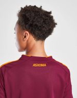 ADIDAS AS ROMA 2025/26 HOME SHIRT JUNIOR - Image 3
