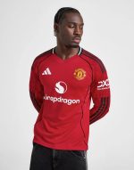 ADIDAS MANCHESTER UNITED FC 25/26 LONG SLEEVE HOME SHIRT - Image 3