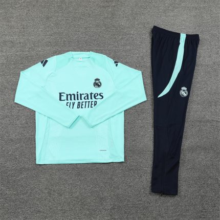 REAL MADRID DARK BLUE AND MINT TRACKSUIT