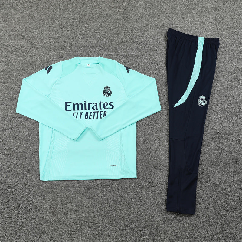 REAL MADRID DARK BLUE AND MINT TRACKSUIT REAL MADRID DARK BLUE AND MINT TRACKSUIT