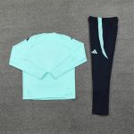 REAL MADRID DARK BLUE AND MINT TRACKSUIT - Image 2