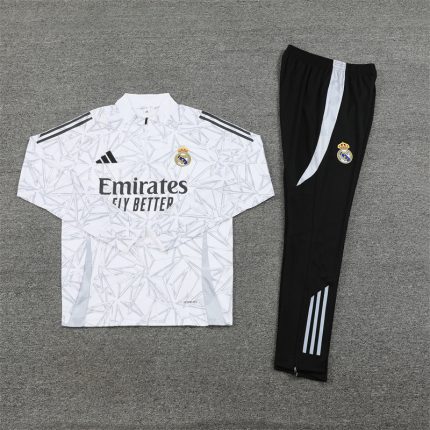 REAL MADRID BLACK AND WHITE TRACKSUIT II