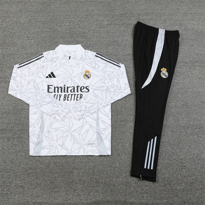 REAL MADRID BLACK AND WHITE TRACKSUIT II REAL MADRID BLACK AND WHITE TRACKSUIT II