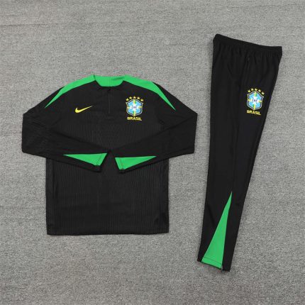 BRAZIL BLACK AND GREEN TRACKSUIT