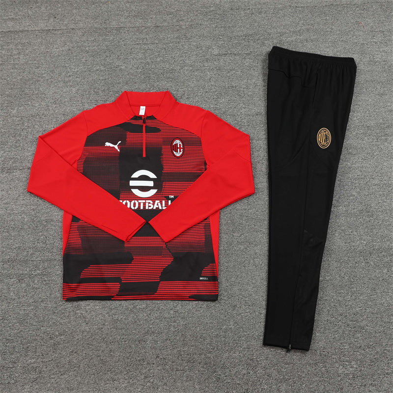AC MILAN BLACK AND RED TRACKSUIT II AC MILAN BLACK AND RED TRACKSUIT II