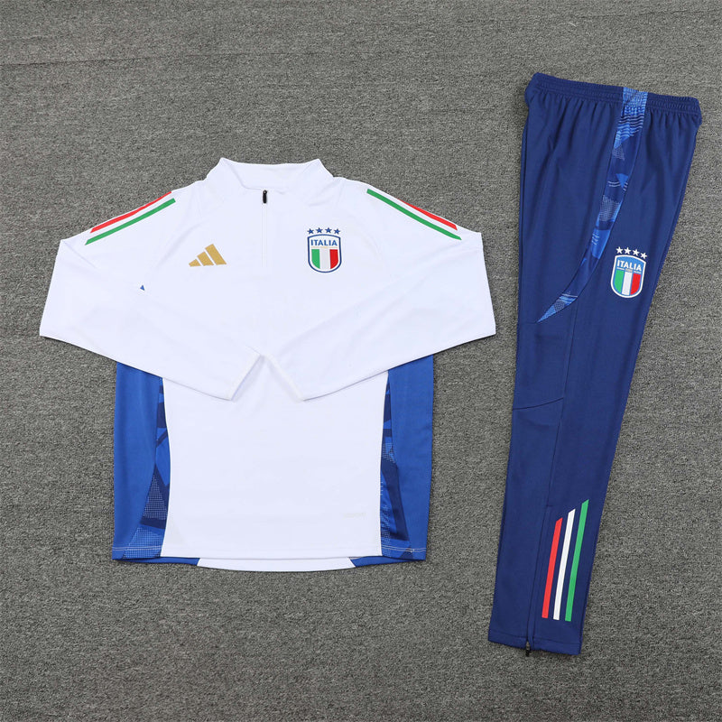 ITALY BLUE AND WHITE TRACKSUIT ITALY BLUE AND WHITE TRACKSUIT