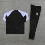 TOTTENHAM BLACK TRACKSUIT - Image 2