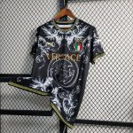 ITALY 2023 CONCEPT VERSACE BLACK HOME SHIRT - Image 3