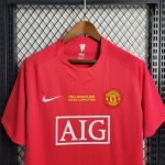 MANCHESTER UNITED 2007/08 HOME SHIRT - Image 3