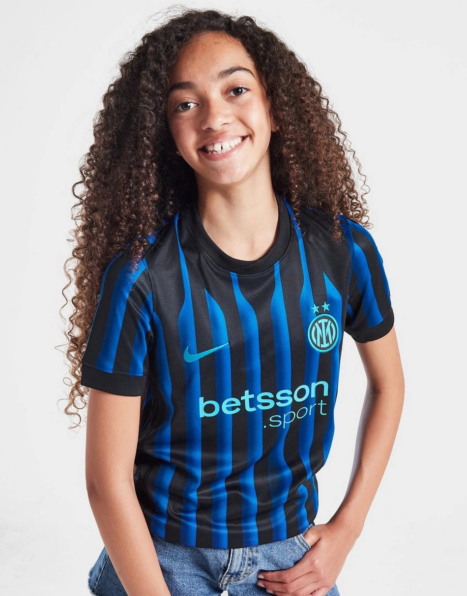 NIKE INTER MILAN 2025/26 HOME SHIRT JUNIOR NIKE INTER MILAN 2025/26 HOME SHIRT JUNIOR
