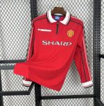 MANCHESTER UNITED FC CLASSIC LONG SLEEVE SHIRT 1998-99
