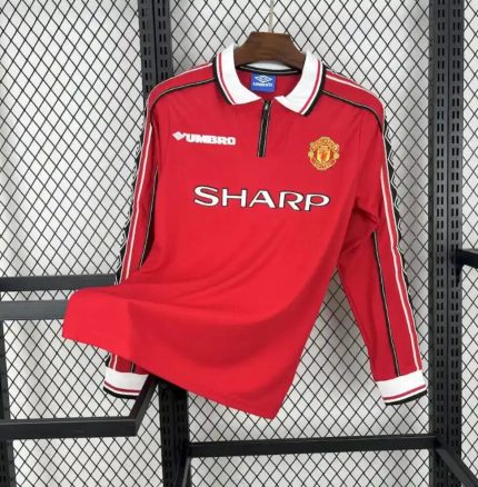 MANCHESTER UNITED FC CLASSIC LONG SLEEVE SHIRT 1998-99