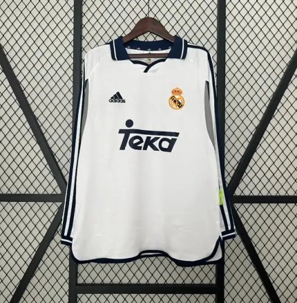 REAL MADRID CLASSIC LONG SLEEVE SHIRT 2000-01