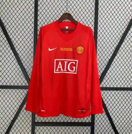MANCHESTER UNITED FC CLASSIC LONG SLEEVE SHIRT 2007-08