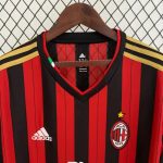 AC MILAN 2013-14 LONG SLEEVE CLASSIC SHIRT - Image 4