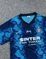 STUSSY X ¡°INTER¡± JERSEY - BLUE (Special Edition) - Image 3