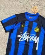 STUSSY X ¡°INTER¡± JERSEY - BLUE/BLACK - Image 2