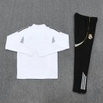 2025/2026 REAL MADRID WHITE AND BLACK TRACKSUIT - Image 2