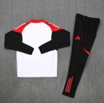 2025/2026 ARSENAL WHITE AND BLACK X RED TRACKSUIT - Image 2