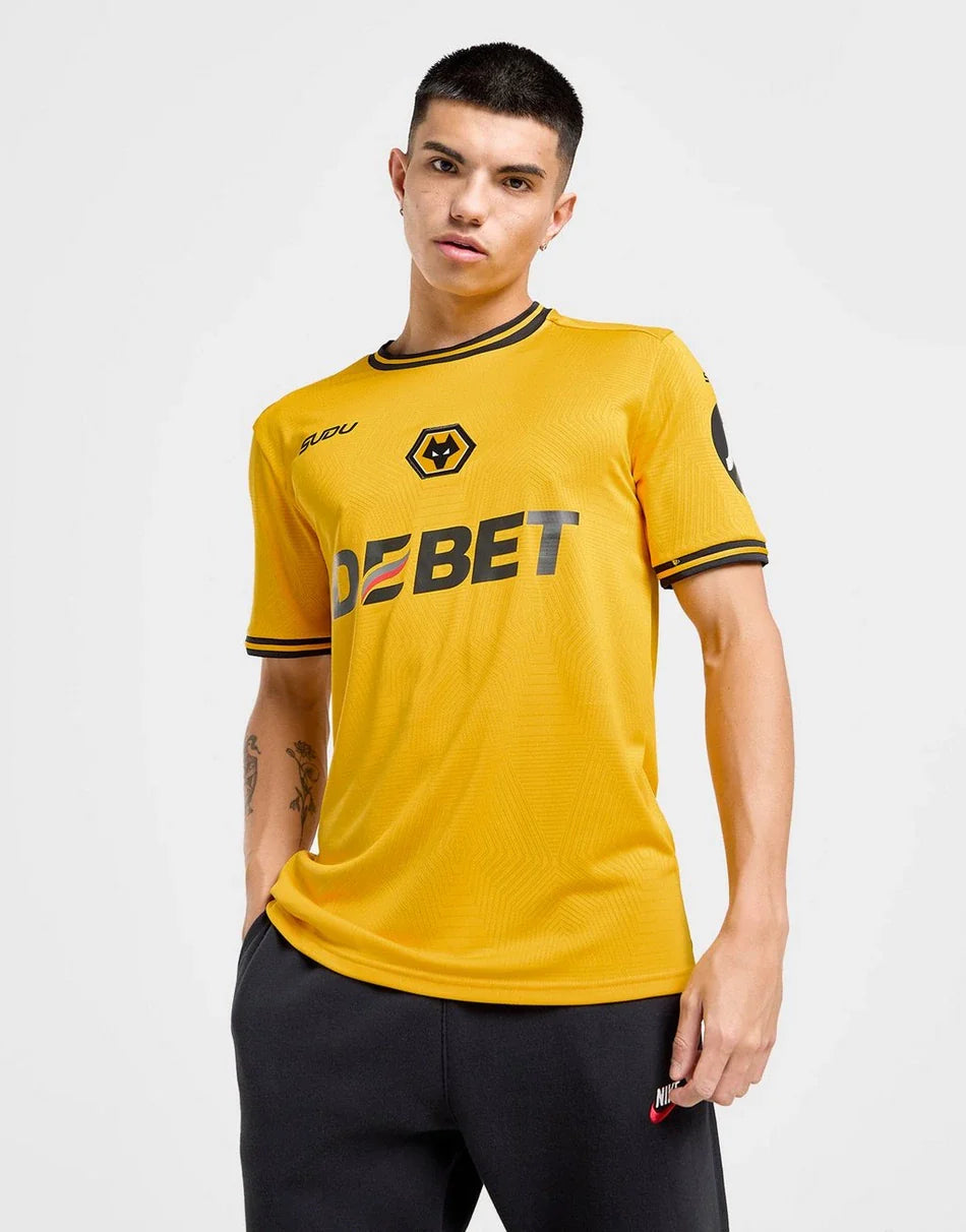 WOLVERHAMPTON WANDERERS FC 2024/25 HOME SHIRT WOLVERHAMPTON WANDERERS FC 2024/25 HOME SHIRT