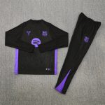 2025/2026 BARCELONA BLACK AND PURPLE TRACKSUIT