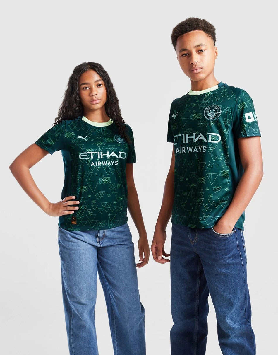 PUMA MANCHESTER City FC 2025/26 FOURTH SHIRT JUNIOR PUMA MANCHESTER City FC 2025/26 FOURTH SHIRT JUNIOR