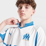 PUMA OLYMPIQUE MARSEILLE 2025/26 HOME SHIRT JUNIOR