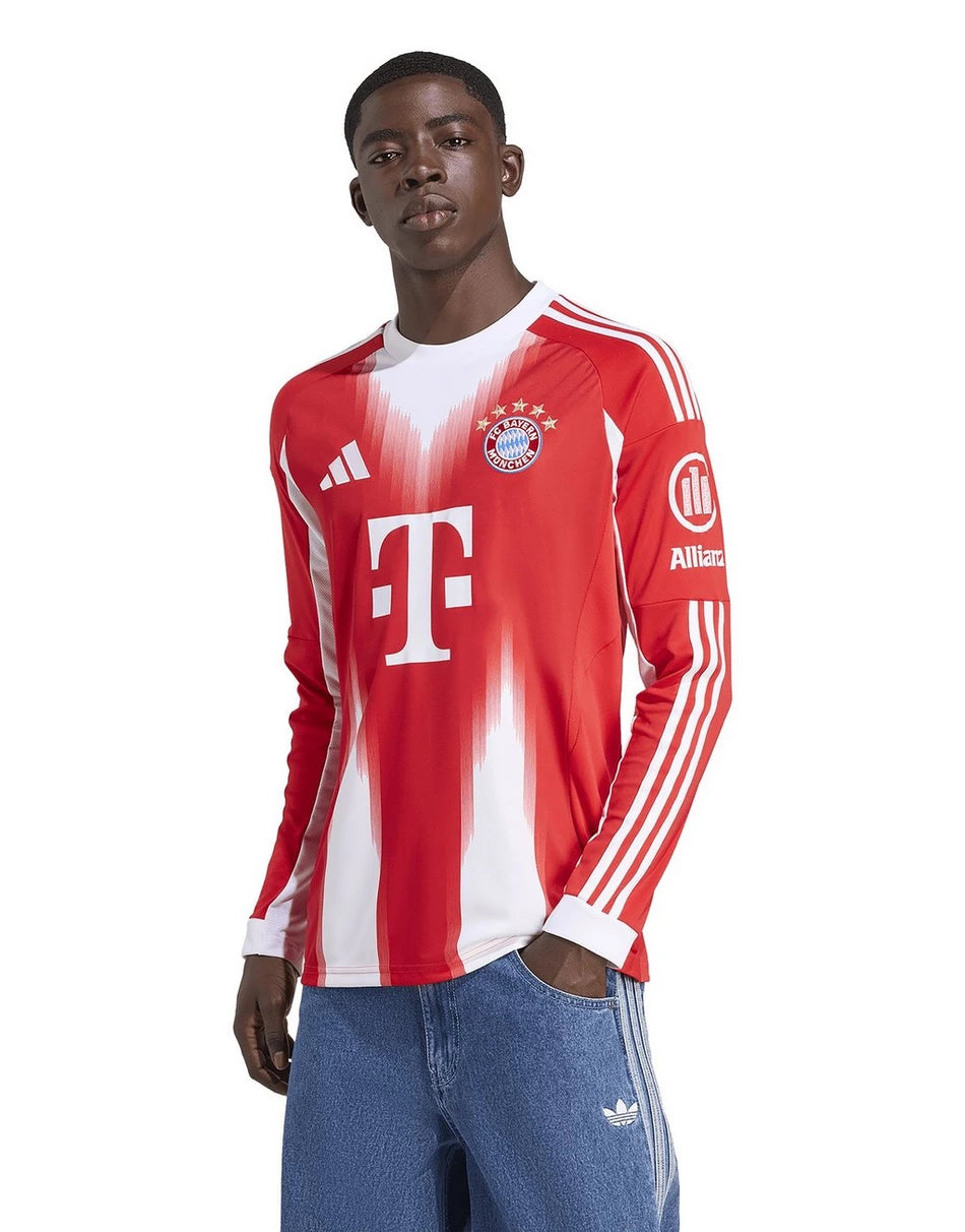 ADIDAS FC BAYERN 25/26 LONG SLEEVE HOME JERSEY ADIDAS FC BAYERN 25/26 LONG SLEEVE HOME JERSEY